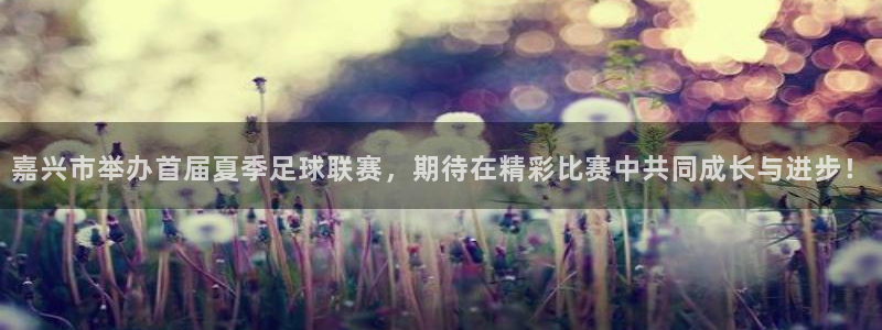 嘉兴市举办首届夏季足球联赛，期待在精